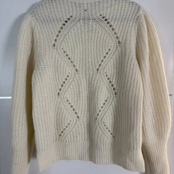 Cuyana Alpaca Wool Balloon Sleeve Sweater - Picture 3 of 4